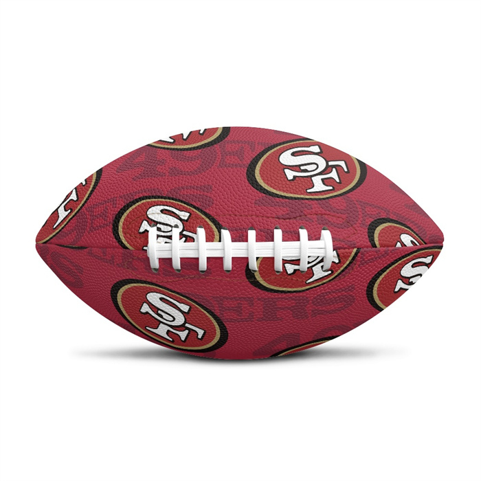 San Francisco 49ers Team Logo Mini Football(Pls check description for details) - Click Image to Close